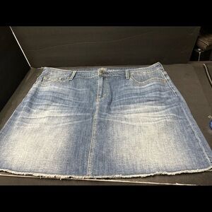 Levi's Light Blue Denim Mini Skirt